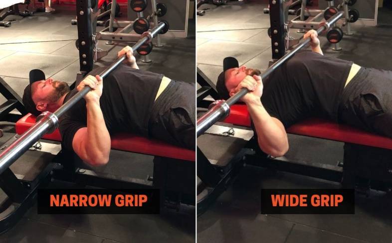 bench press hand placement